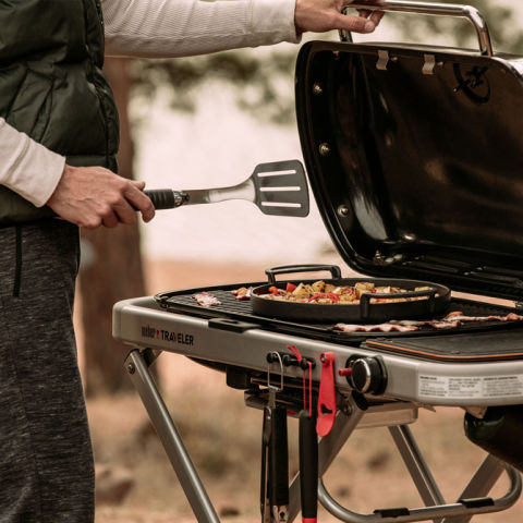 Weber Griddle flat-top grill series offers fast cooking and uniform,  edge-to-edge heat » Gadget Flow