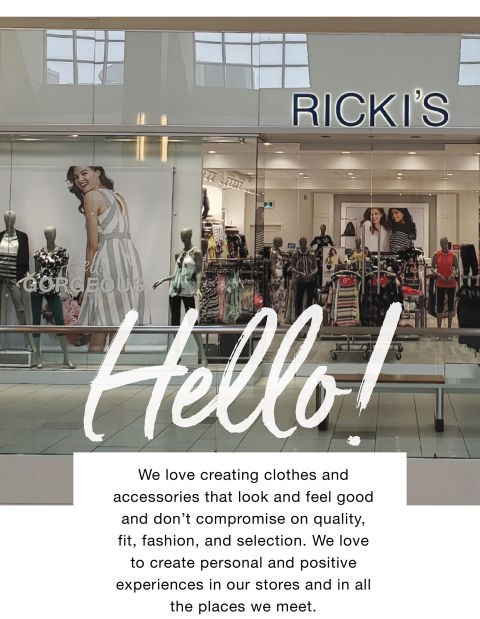 Ricki's Opens At Yonge Sheppard Centre In North York Business