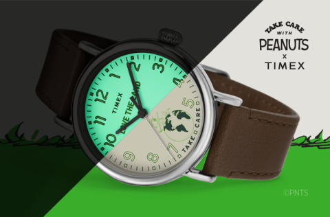 Timex Standard x Peanuts Take Care 40mm Leather Strap Watch - Timex US