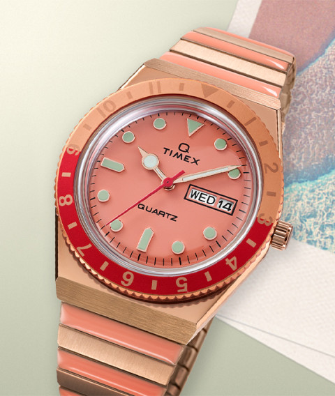 Q Timex Malibu 36mm Stainless Steel Expansion Band Watch - Timex EU