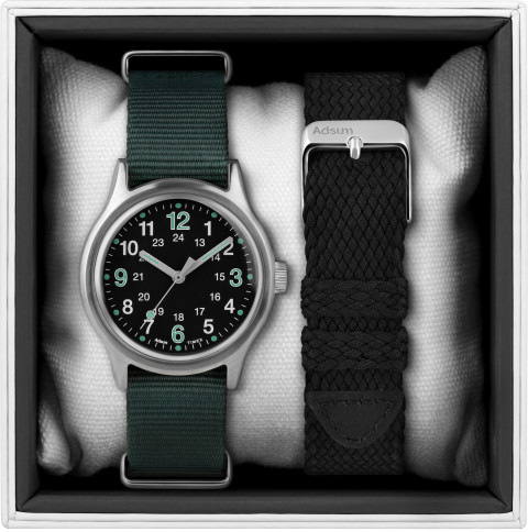 Timex x Adsum 36mm Fabric Strap Watch Set - Timex US