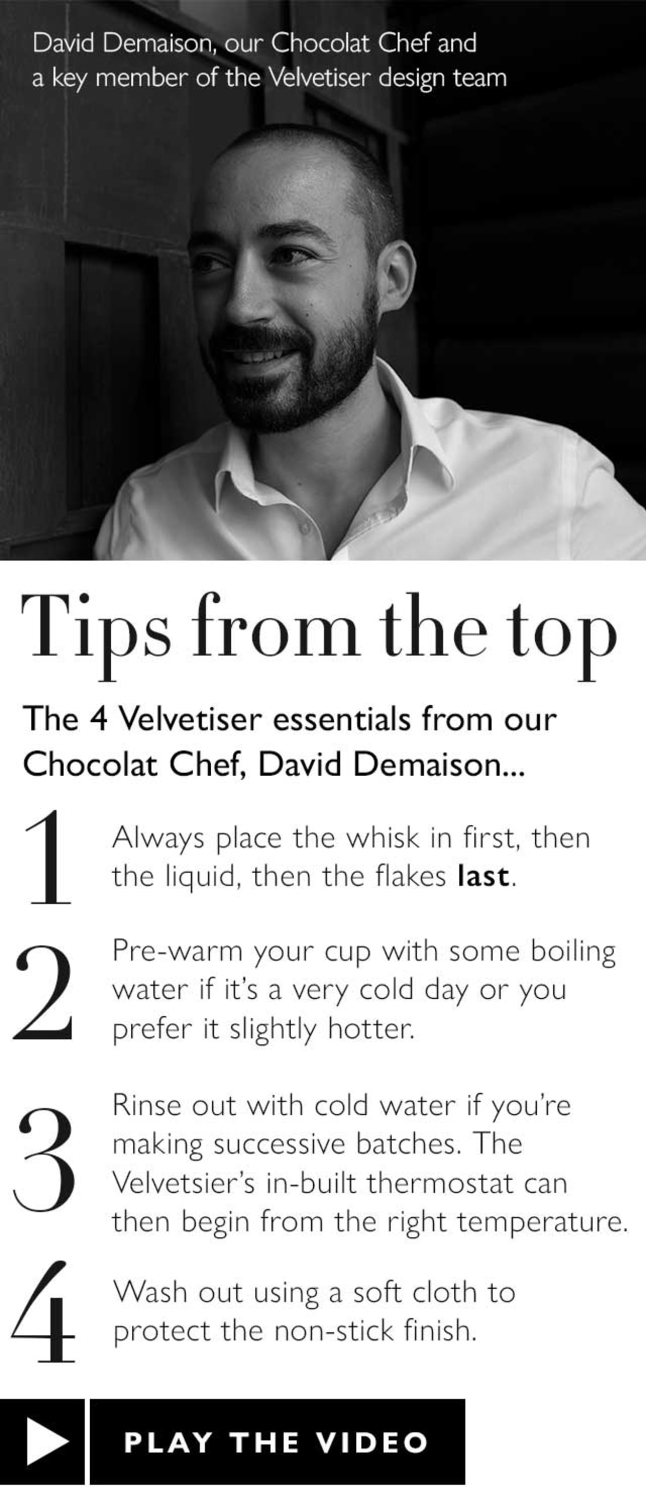 Hot chocolate velvetiser: How to use yours this Summer