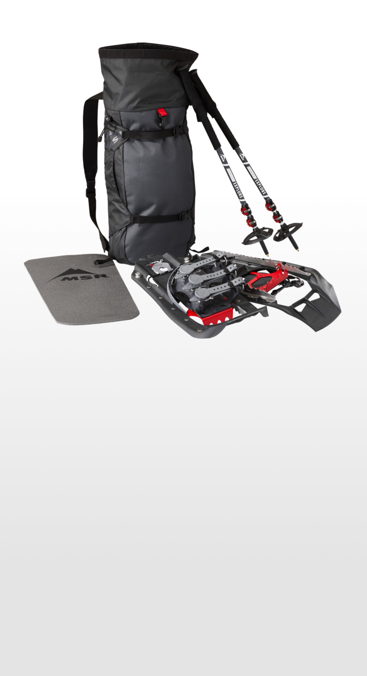 msr evo snowshoe and poles kit CEGICAP