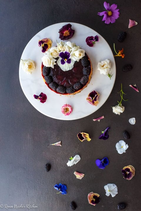 The Best Desserts With Edible Flowers