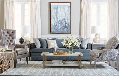 Eclectic Elegance Living Room Elegant