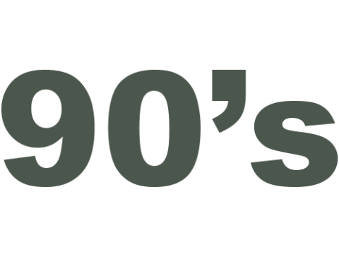 90's