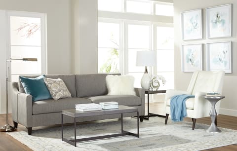 Light and serene on sale living room