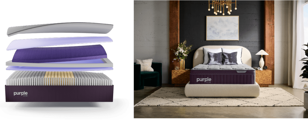 lux purple and inside