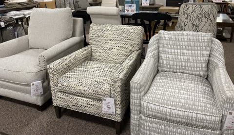 Odds and outlet ends bar stools