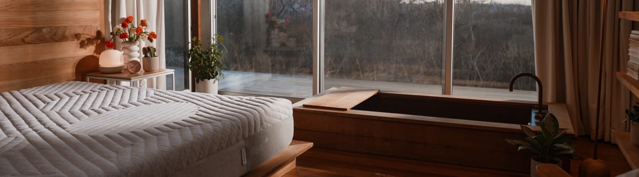 Casper Wave Hybrid Snow_Lifestyle Room