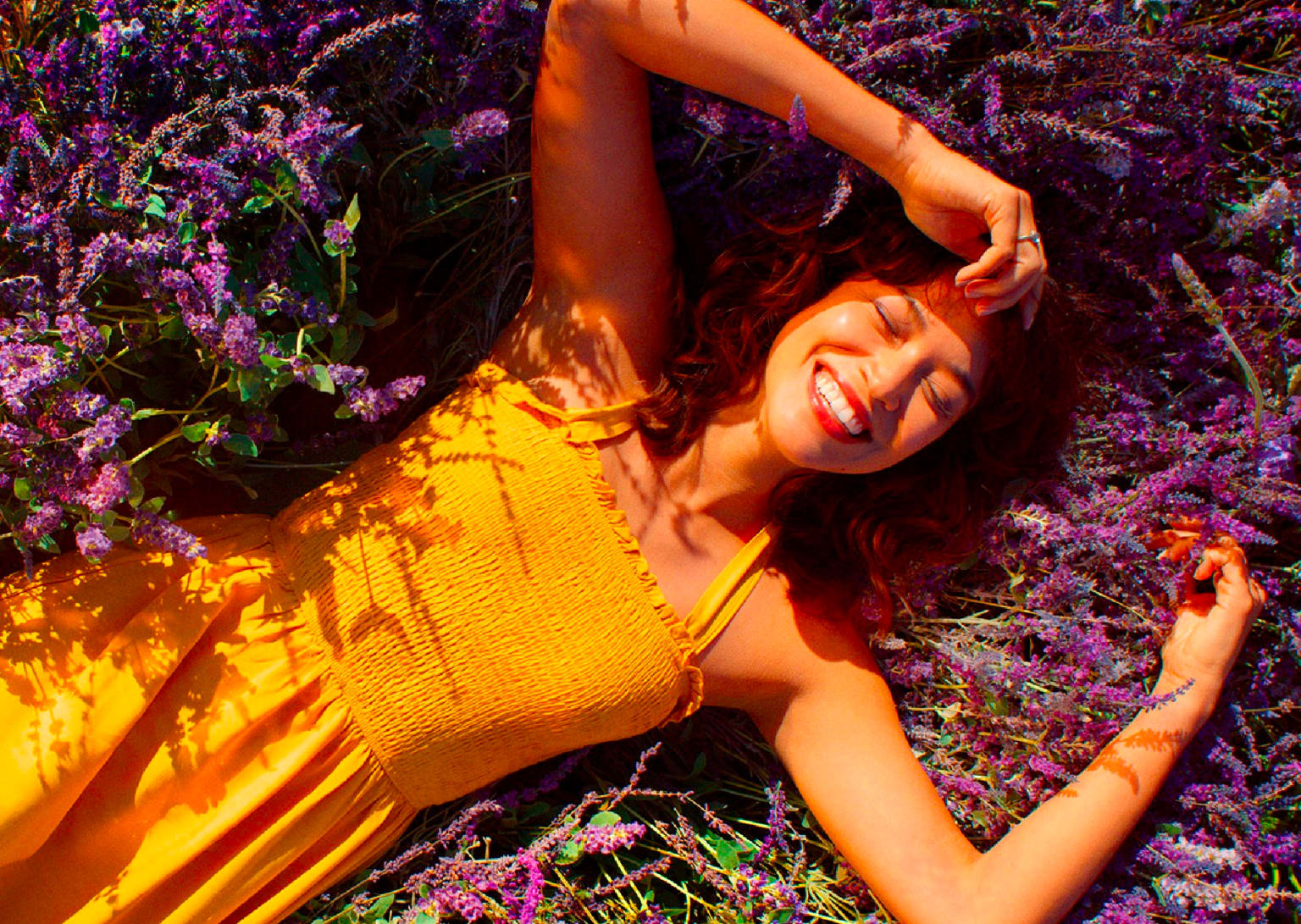Girl in field